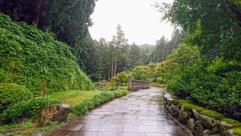 永光寺公園の散歩道