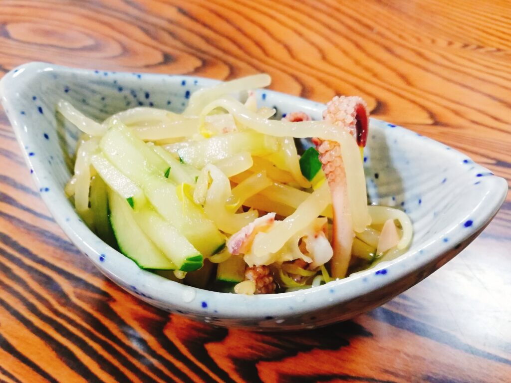 てんつるのお通し料理