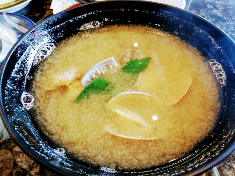 氷見回転寿司粋鮨高岡店の味噌汁