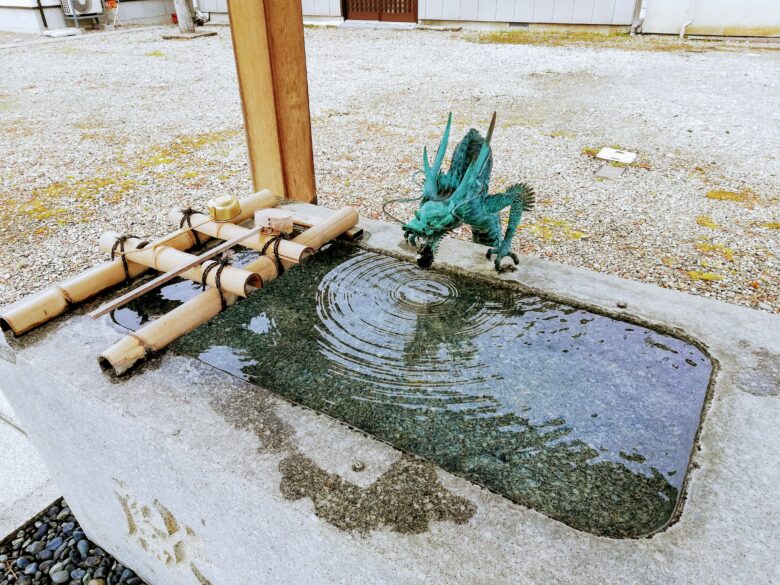日宮神社の手水舎