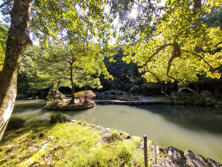 尾山神社の庭園