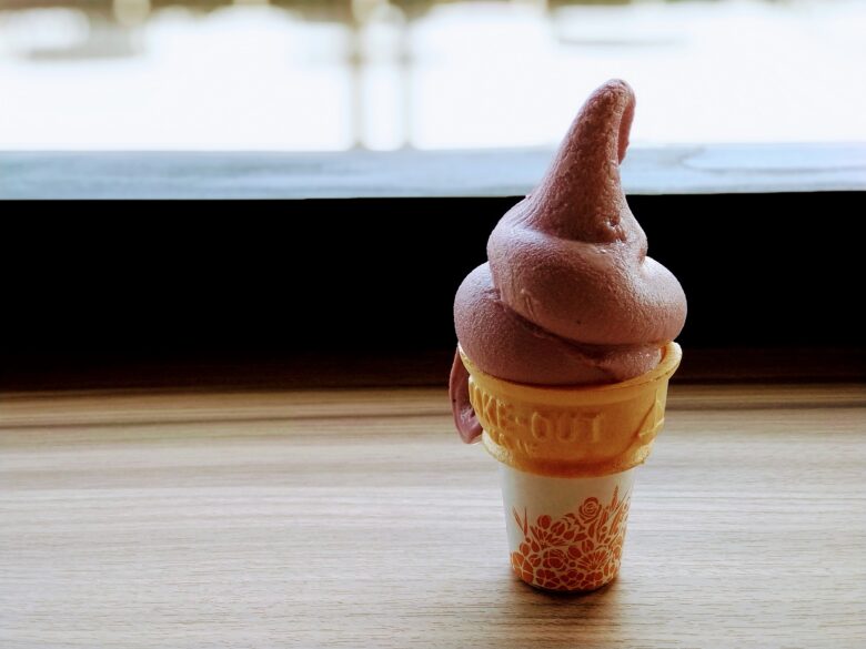 天然温泉 海王のソフトクリーム