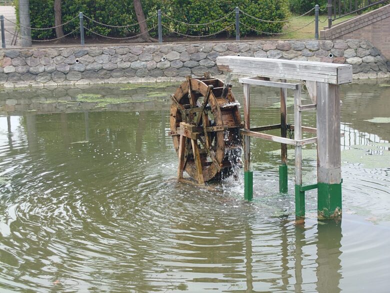 大野お台場公園の水車