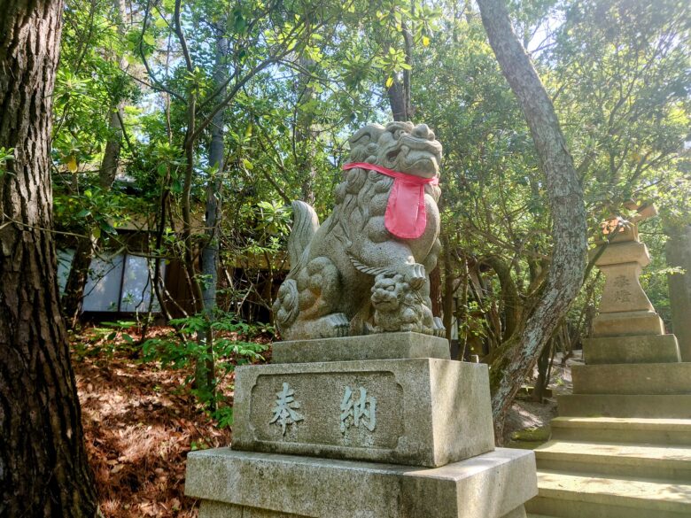 安宅住吉神社の狛犬