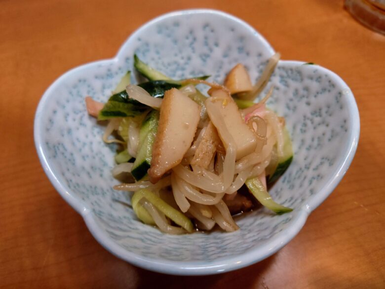 お食事処 てんつるのお通し