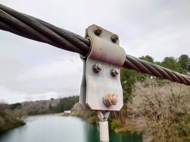 石川県森林公園 南口運動広場のかもいけ橋