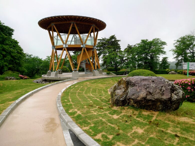 石川県森林公園 見晴台のバリアフリー