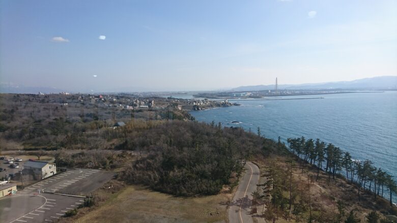 東尋坊タワーからの眺め