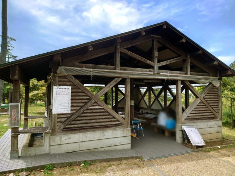 坂井市海浜自然公園のバーベキュー場