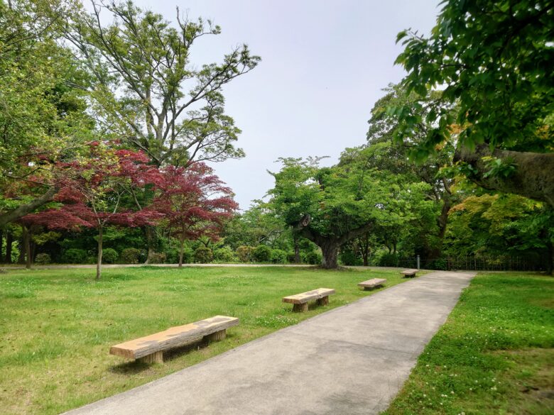 小丸山城址公園の天性丸