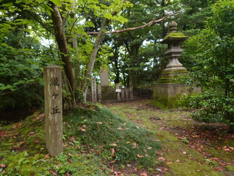 愛宕神社への道の途中の瀧ケ丘