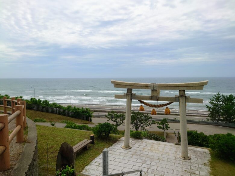 恵比寿大明神からの海の眺め