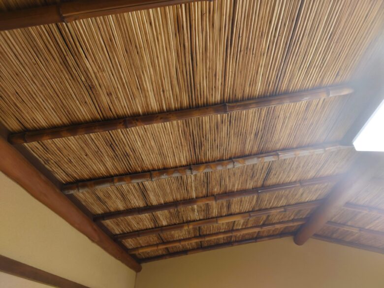 武家屋敷跡 野村家の茶室の天井