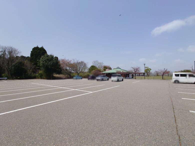 朝日山公園見晴らしの丘の第１駐車場