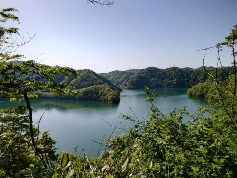 大日川ダム付近の景色