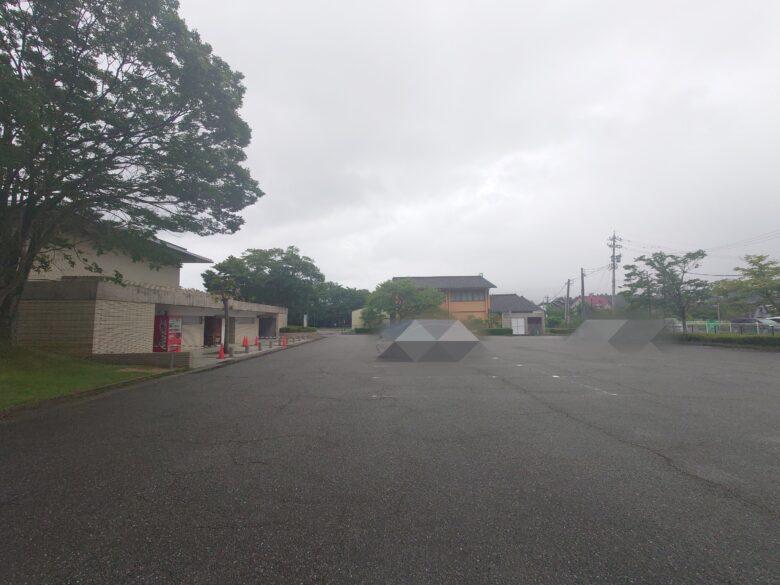 石川県輪島漆芸美術館の駐車場