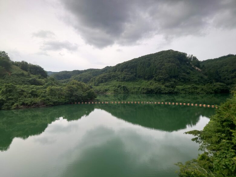 北河内ダムの上流