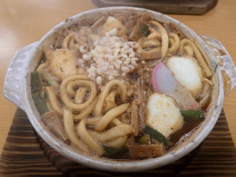 白山峠茶屋 道の駅 瀬女店の山芋煮込みうどん