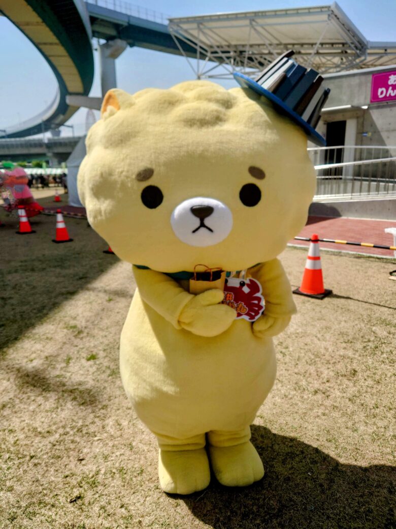 ご当地キャラEXPOinりんくう2025で散歩していたほや丸