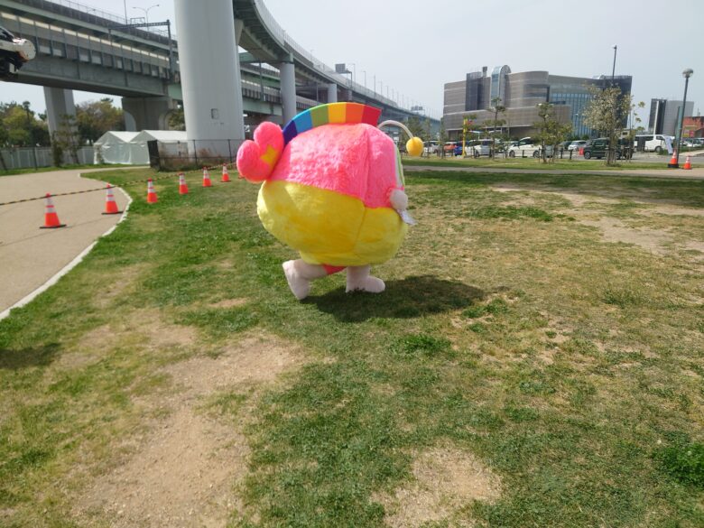 ご当地キャラEXPOinりんくう2025で駆け巡るプク丸ちゃん
