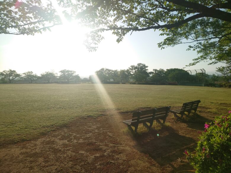 木場潟公園 北園地の運動広場