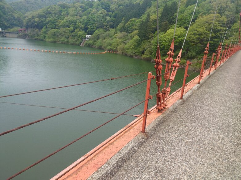 我谷吊橋のパーツ