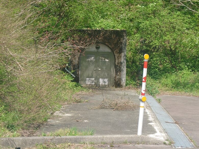 九谷ダムのトンネルのようなところ
