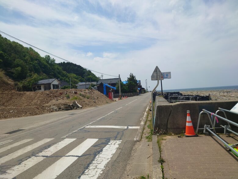 2025年5月15日の寄り道パーキング 名舟の輪島市内方面