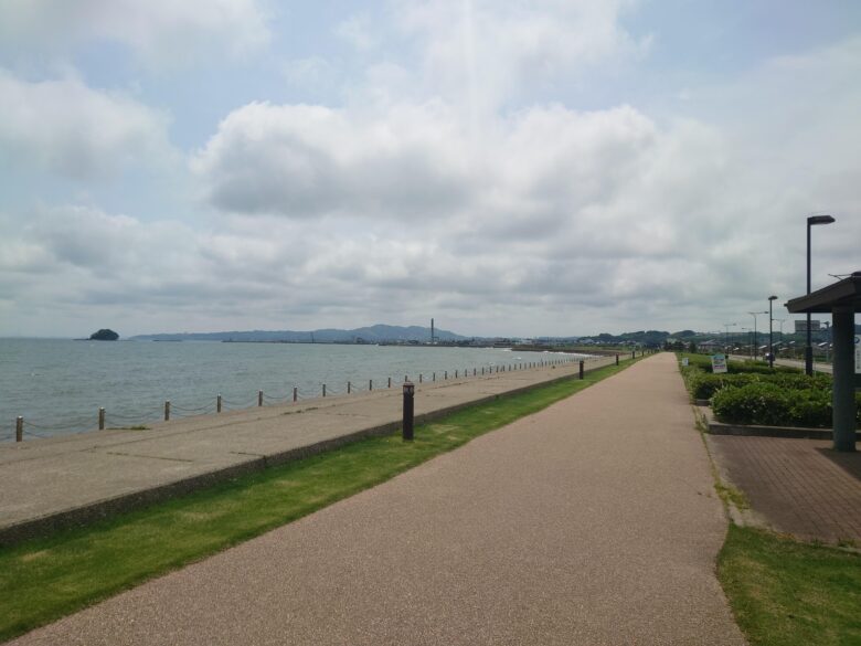 比美乃江公園・北の散歩道