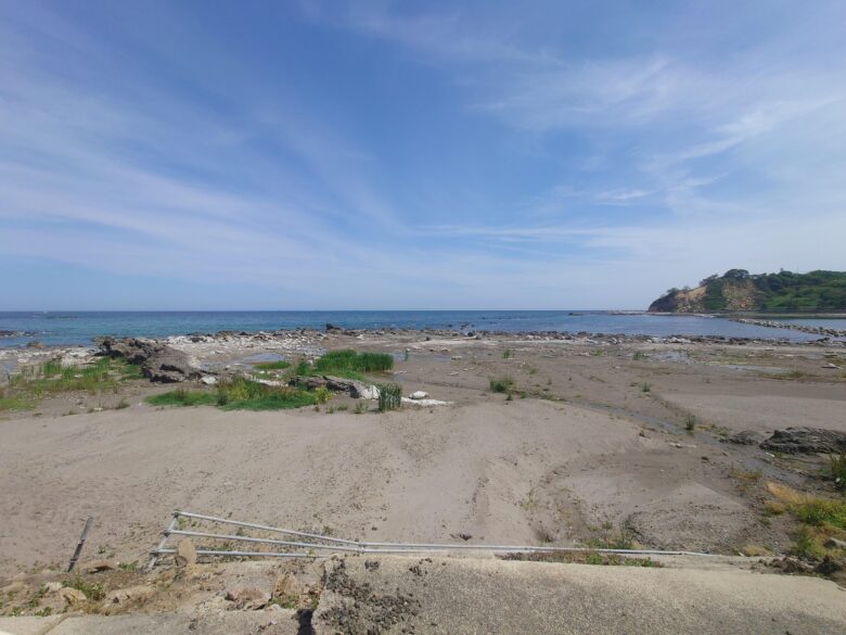 光浦ポケットパークの砂浜