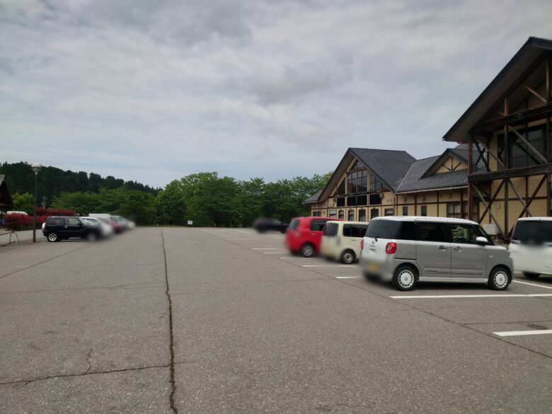 せせらぎ温泉 瀬領の駐車場