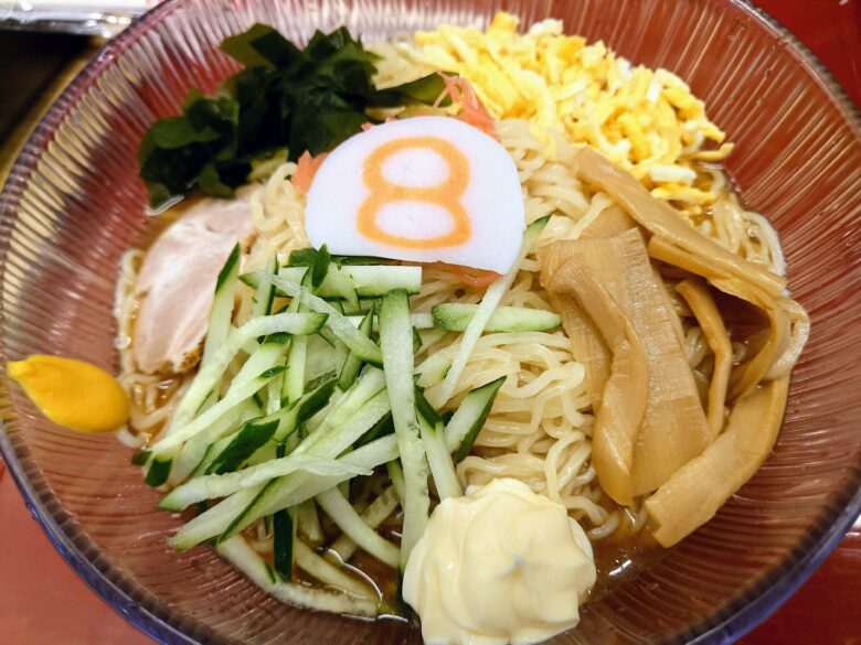 ８番らーめんの冷やし中華