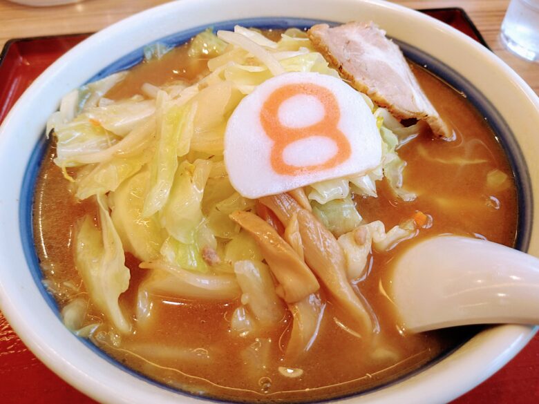 ８番らーめんの味噌らーめん