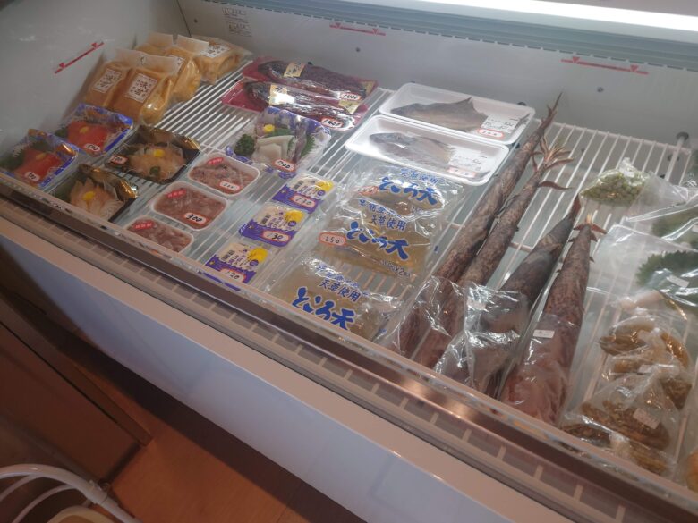 コミセンマリンタウンBASEの冷蔵品