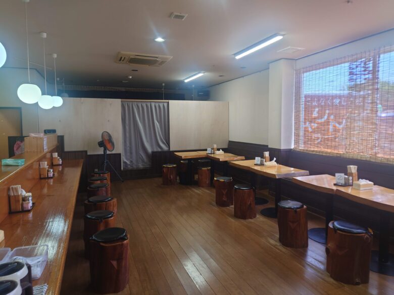じャりんこラーメン（珠洲市）の店内