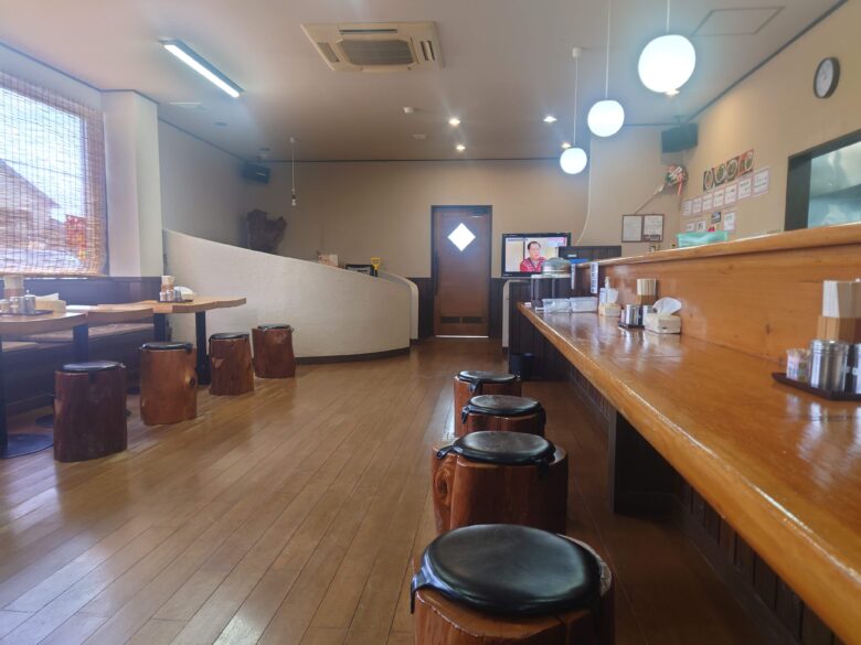 じャりんこラーメン（珠洲市）の店内