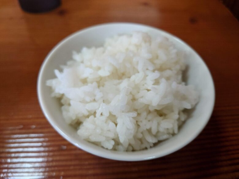 じャりんこラーメン（珠洲市）のライス