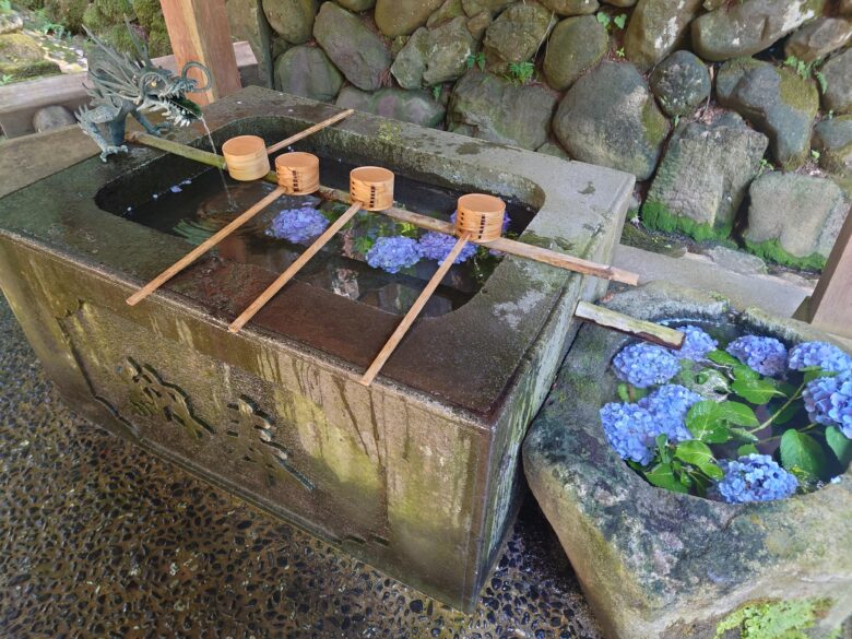 平泉寺白山神社の手水舎