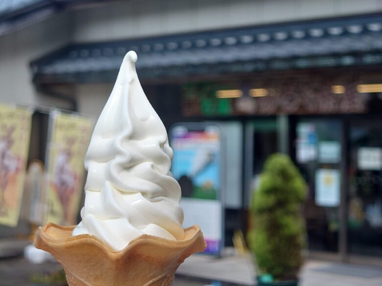 ラブリー牧場 みるく茶屋のソフトクリーム