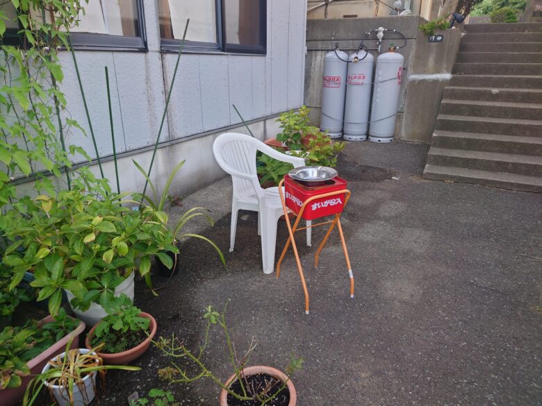 てんつるの喫煙所