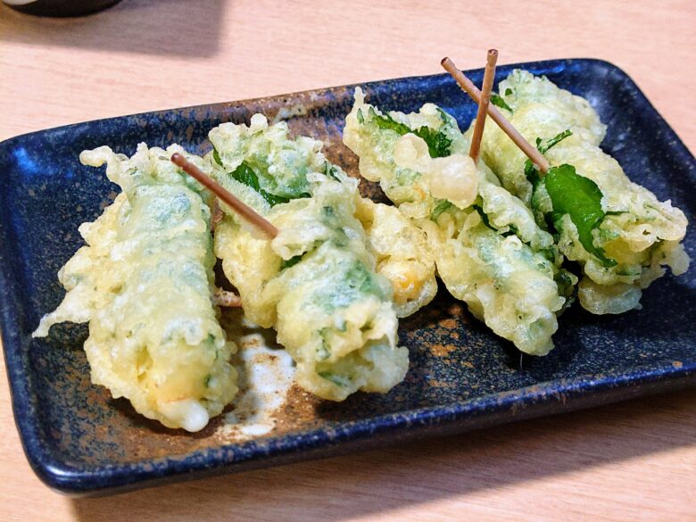 てんつるの青葉チーズ包み揚げ