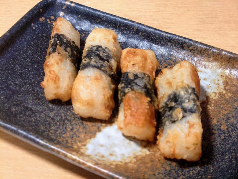 てんつるの山芋の磯辺揚げ
