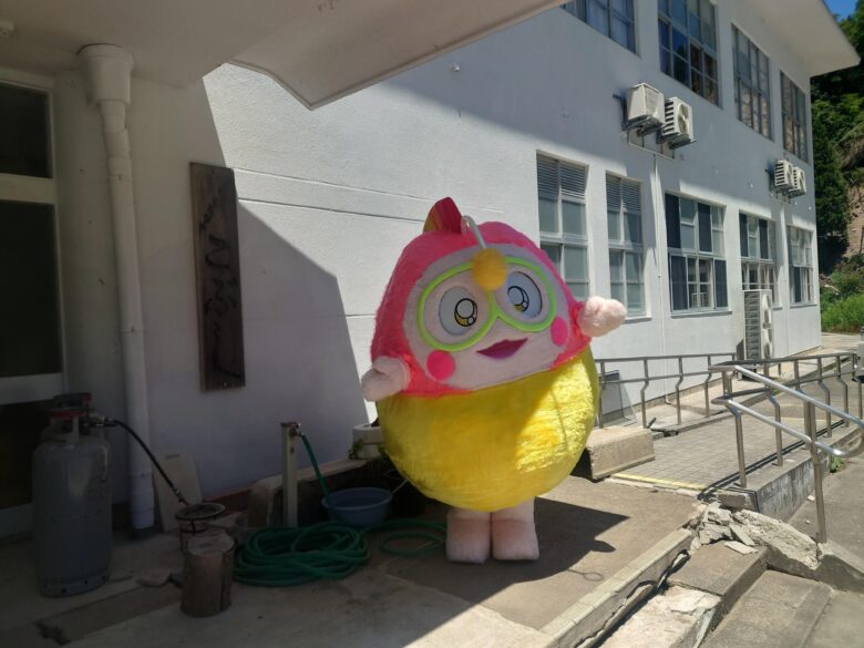 春蘭の里 交流宿泊所こぶしでかわいいプク丸ちゃん