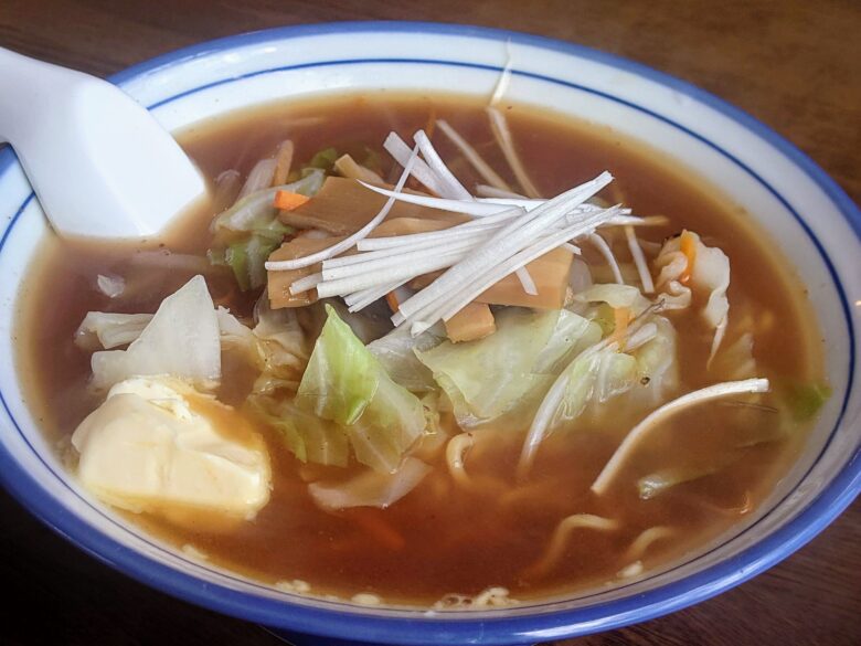 七味ラーメンのいかみそラーメン(バター追加)