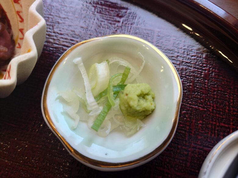 うなぎ ふじ栄のうな重に付いてきた薬味