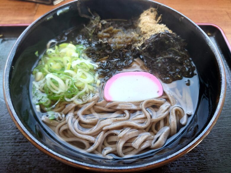 志雄パーキングエリアの里山そば