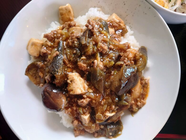 レストランのとのわの茄子と豆腐の麻婆