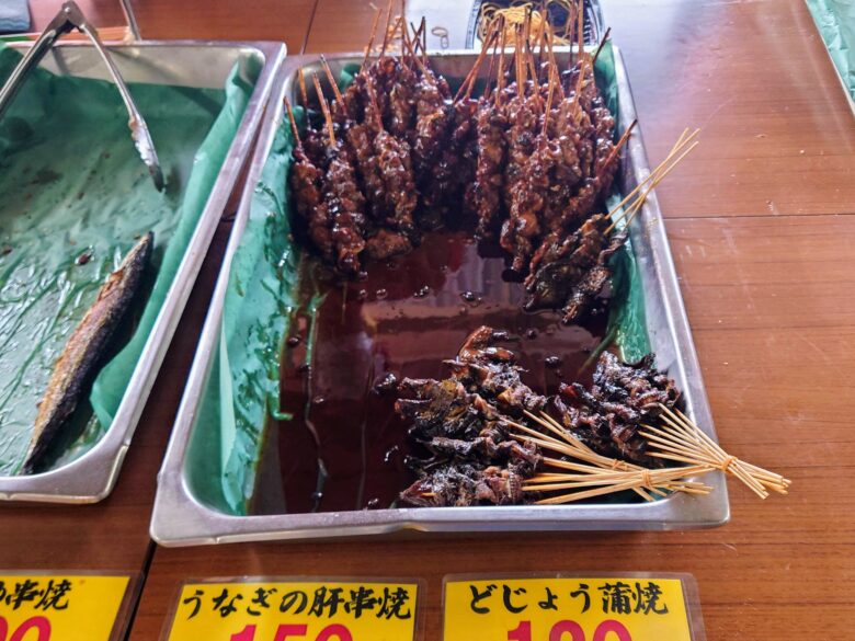 ホクチンフェスの炭火焼のどじょう蒲焼