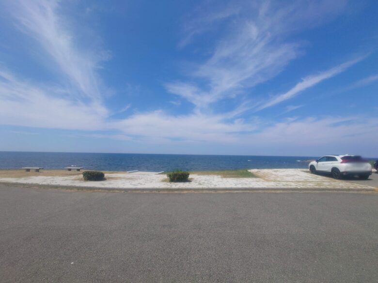 海の見える駐車場(二の浜海岸遊歩道)の駐車場