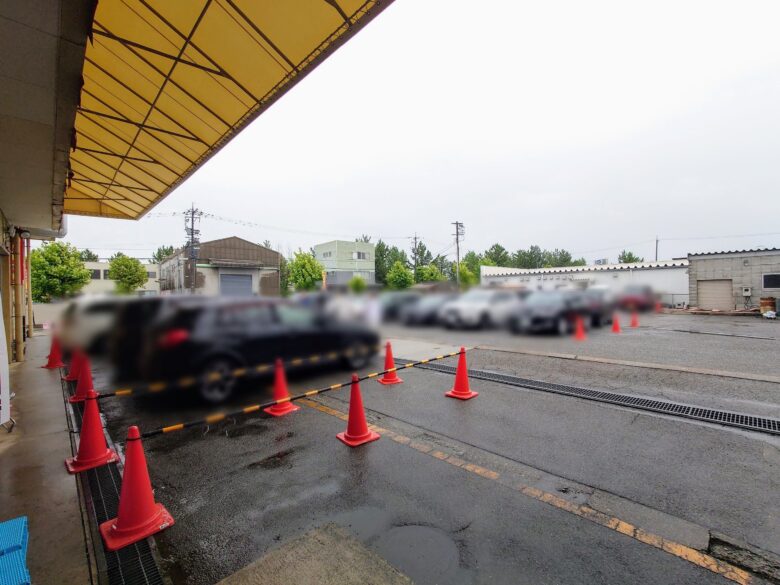 ホクチンフェスの駐車場